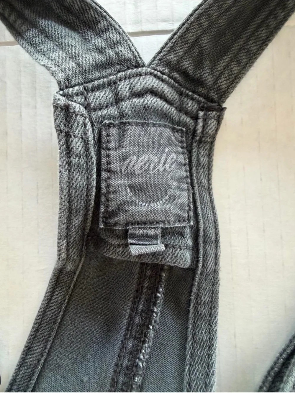 aerie denim overall
